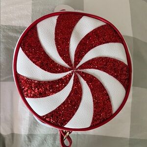 Bath & Body Works Red and White Peppermint Bag
